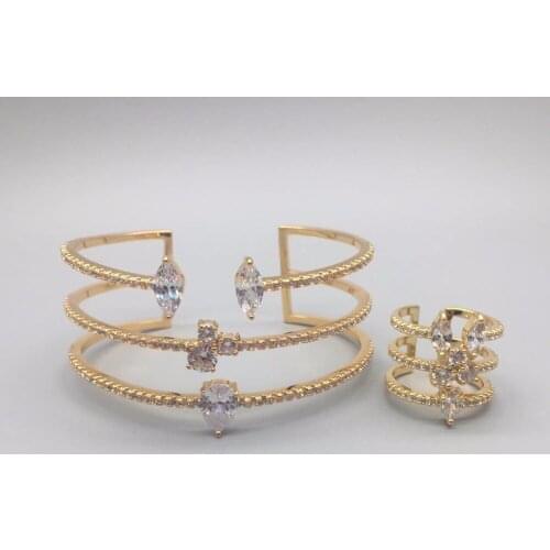 Geometric Design Open Hand Cuff For Women Accessories