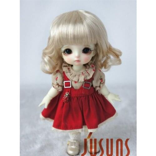 JD164 1/12 1/8 Fashion Synthetic mohair BJD doll wigs size 3-4inch 4-5inch 5-6inch soft doll wig on sale doll accessories