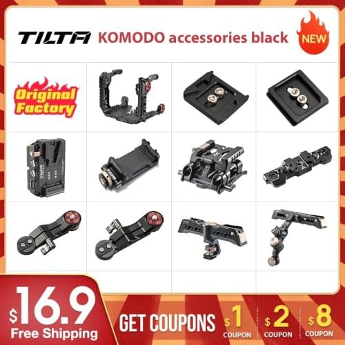 TILTA KOMODO 6K kit camera cage Accessories-Portable PTZ Bracket on Full Cage Base-Black Color