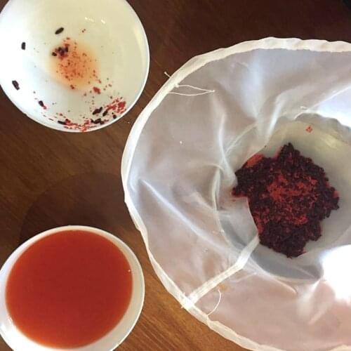 Kitchen Supplies Bowl Shape Nylon Mesh Filter Bag Wine Juice Soy Milk Filtration Net Household Gadgets