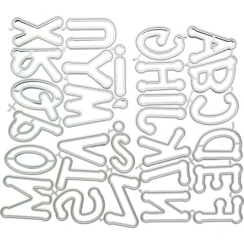 Metal Cutting Dies For Scrapbooking letter Stencils DIY Album Cards Decoration Embossing Folder Die Cuts New