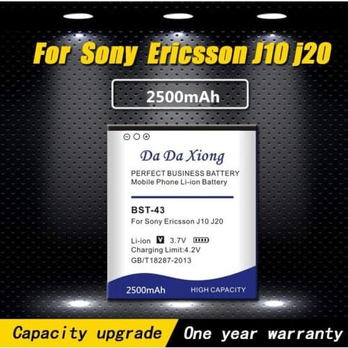 New High quality 2500mAh BST-43 Li-ion Phon Battery for Sony Ericsson WT13I Yari U100i J10 J20 J108i S001 CK13I S001 U100 Phone