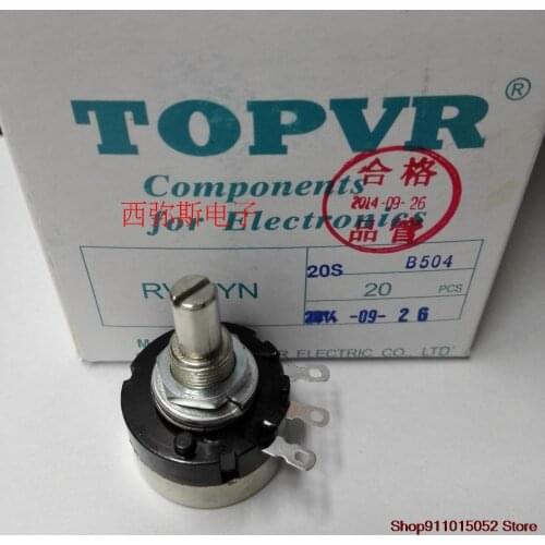 RV24YN20SB504 original TOPVR potentiometer single-turn carbon film potentiometer