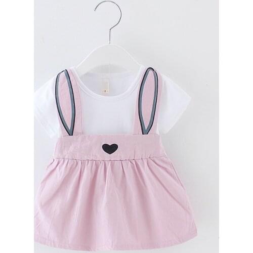 0-4T Casual Summer Baby Girl Dress Cotton Print Floral Bow Infant Girl Dresses Toddler Baby Girl Clothes Toddler Girl Dresses