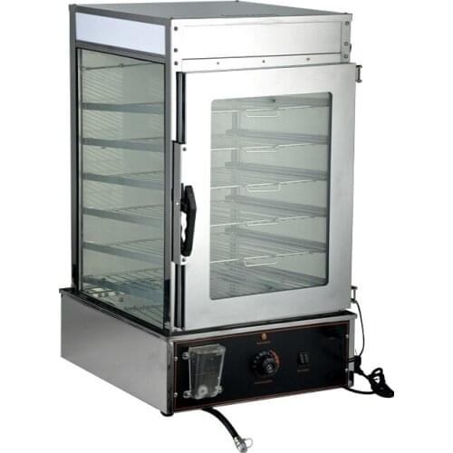 Steamed Buns Machine Commercial Small Heating Tabletop Steamer Stove Display Steam Box Electric Heat Insulation Cabinet EF