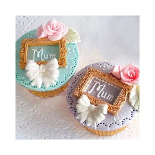 Food-grade Silicone Mold Flower Ring Frame Fondant Cake Decorating Tools Silicone Soap Mold Silicone Cake Mold DIY Gif