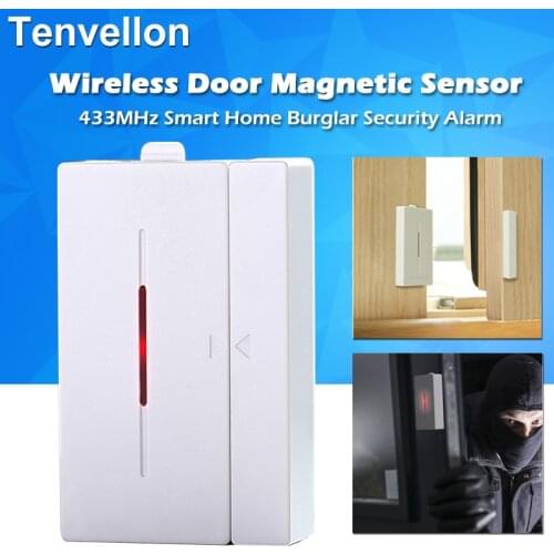 433MHz Portable Alarm Sensors Smart Home Alarm System Wireless Window Door Magnetic Sensor Detector Home Security Alarm System