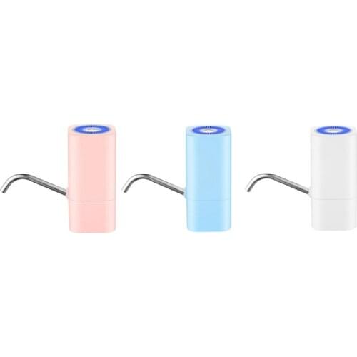 Portable Water Bottle Pump, 5 Gallon Universal Bottle Electric Water Dispenser with USB Charging