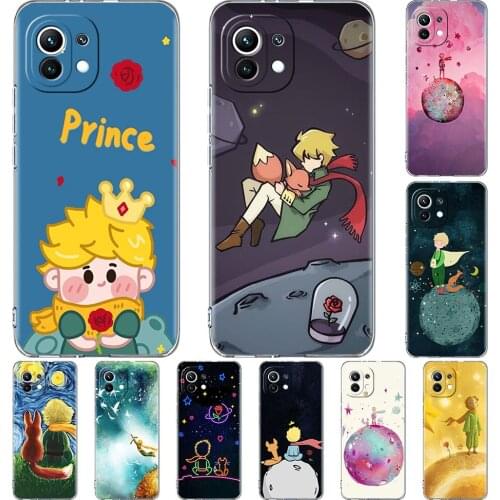 Clear Case for Xiaomi Mi Poco X3 NFC M3 11 10T Lite Phone Soft Cover Note 10 Pro 9T Transparent Celular Little Prince and Fox