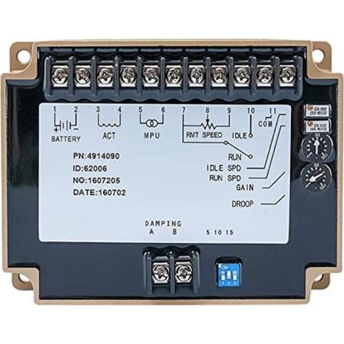 Speed Controller 4914090 Engine Generator Part Electronic Govornor Control Board Module Ac Alternator Accessories