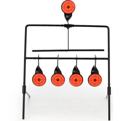 Self Resetting Tactical Targets Metal Automatic Reset Rotating Metal Target Outdoor Hunting Spinning Air Gun Shooting Target