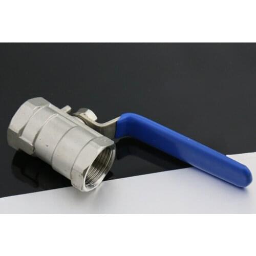 2 Pcs 1/4" DN8 Ball Valve 1Pc Threaded Female Stainless Steel SS 304 BSP new 1000WOG