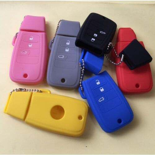 Smart Remote KeyChina Holder 3 Button Silicone Case For Fiat Viaggio Freemont Ottimo Keyless Entry Cover Protector