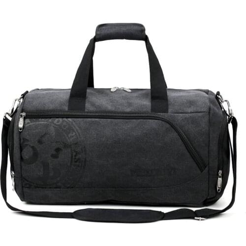 Large Capacity Travel Bag with Shoulder Strap Travel Duffel Hanging Suitcase Men Women Handbag Totes for Business Sports Yoga