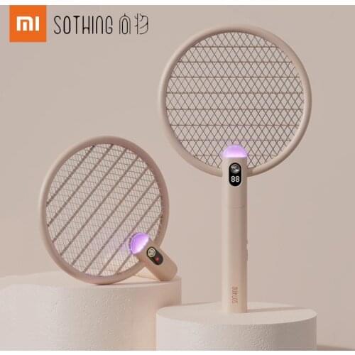 Xiaomi Sothing Electric Mosquito Swatter Portable USB Charging Collapsible Fly Mosquito Zapper Swatter Killer For Home Outdoor