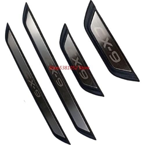 Stainless Steel Door Sill Pedal Cover For Mazda CX9 CX-9 2015 2014 2013 2006-2012 Scuff Plate Protector Car Accessories