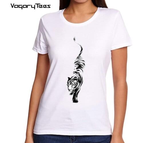 2021 Tiger Prowler Graphic Tees Women Short Sleeve O Neck Tshirt Shirts New Fashion Women T-shirt Casual T-shirt