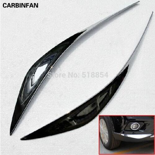 ABS Chrome front Bumper Protector Trim Cover 2Pcs/Set For Nissan X-Trail 2014 2015 X Trail