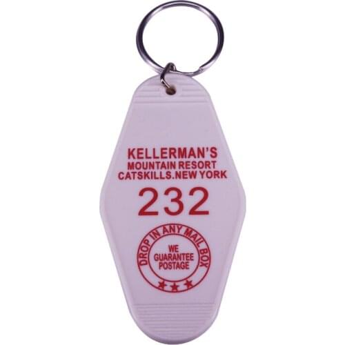 Kellermans mountain resort Hotel Keyring Dirtydancing themed Keychain Mountain Lake Lodge accessory
