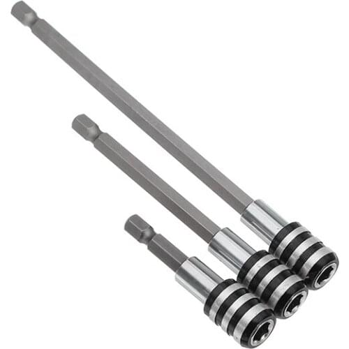 3Pcs 60/100/150mm Quick Release Drill Screwdriver Bit Holder 1/4 Inch Hex Shank Extension Bar