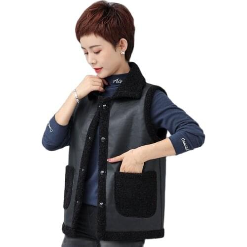 CAN XIN LCY Women's Leather Vests