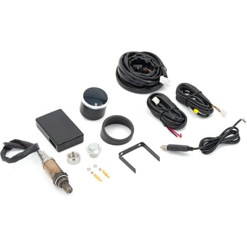 52mm Air Fuel Ratio Gauge LED Digital Display With Wideband O2 Oxygen Sensor Car Gauge for 12V Car