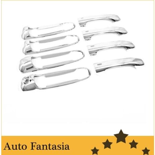 Flexible chrome trim Chrome Door Handle Cover for Jeep Liberty 04-07---Free Shipping