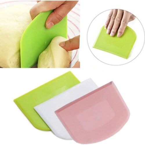 Kitchen Cake Cream Spatula Dough Knife Cutter Butter Batter Scraper Decorating Plain Smooth Edge Spatulas Baking Pastry Tools