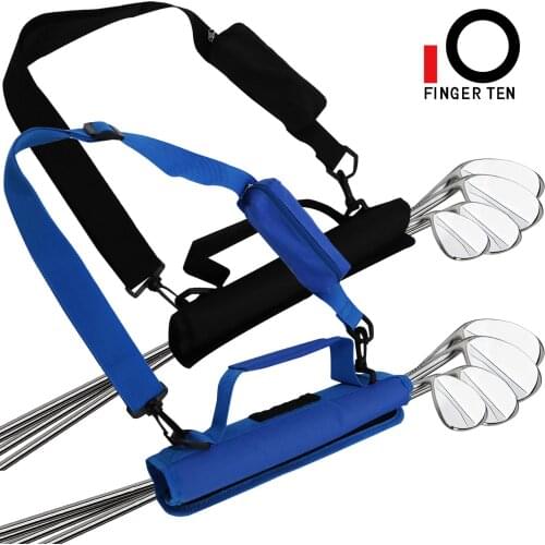 Golf Club Carrier Bag Mini for Driving Range Travel Gfit Holder 6 Golf Clubs Carry Bag Black Blue Pink Colors for Kids Men Women