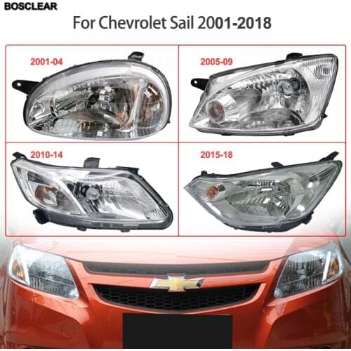 For Chevrolet Sail 2001~2018 High Quality Head Light Lamp Cover Headlamp Assembly Car Accessories 2012 2013 2014 2015 2016 2018