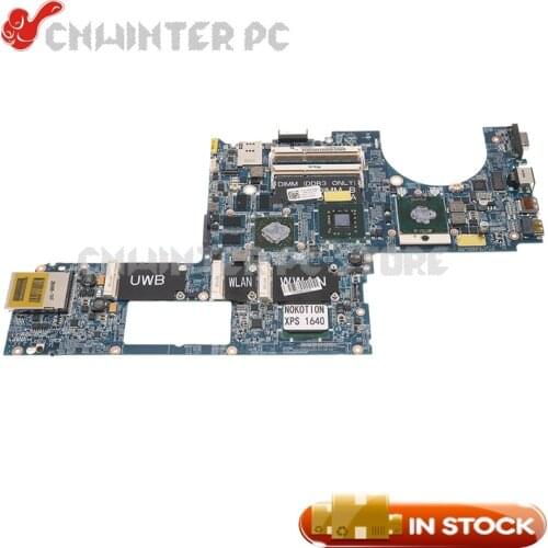 NOKOTION CN-0Y503R CN-0Y504R DA0RM3MBAD0 For DELL Studio XPS 1640 Laptop Motherboard DDR3 HD 4670 Graphics Free CPU
