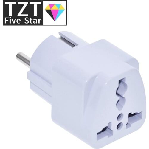 TZT New Arrival 2016 Best Price Universal UK US AU to EU AC Power Socket Plug Travel Charger Adapter Converter Jun30