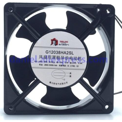New original G12038HA2SL 120*120*38 Radiator Fan Axial Flow Fan Cabinet, AC Fan of Welding Machine