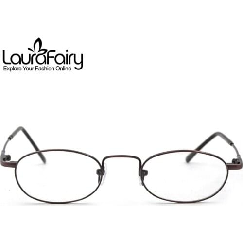 Laura Fairy Kids Girls and Boys Glasses Frames Oval Design Memory Metal Optical Frame LF501