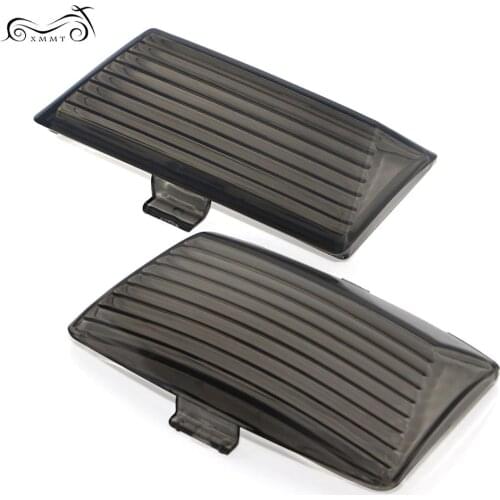 Pair Front Rear Fender Tip Light Lens Kit For Harley Dyna Electra New