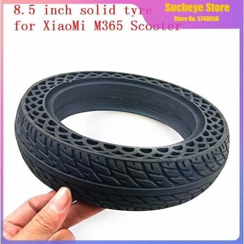 Comfort Electric Scooter Porous Tire for XIAOMI PRO Rubber Tyre Explosion-proof 8.5in Solid Rubber Tire for Xiaomi Mijia M365