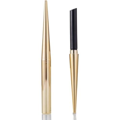 Simple Lipstick Empty Tube Gold Lipstick Tube Manual Homemade DIY Wax Lip Balm Tube Oblique Mouth 7.1mm Can Be Directly Filled