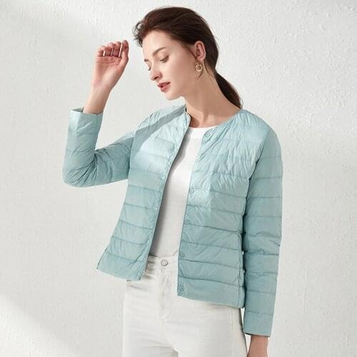 RUANDAI Women's Fitted Down Jackets