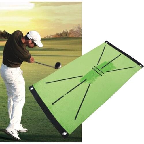 Golf Training Mat for Swing Detection Batting Mini Golf Practice Training Aid Game and Gift for Home Office Indoor/Outdoor Use