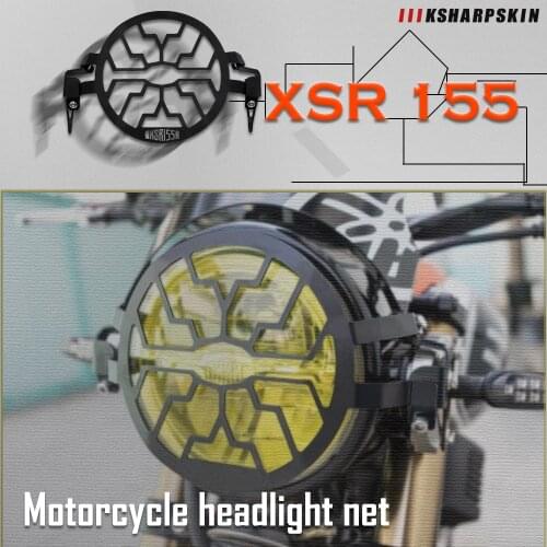 Motorcycle modification parts Headlight protection Headlight grille Headlight cover FOR YAMAHA XSR155 XSR 155 2019-2020
