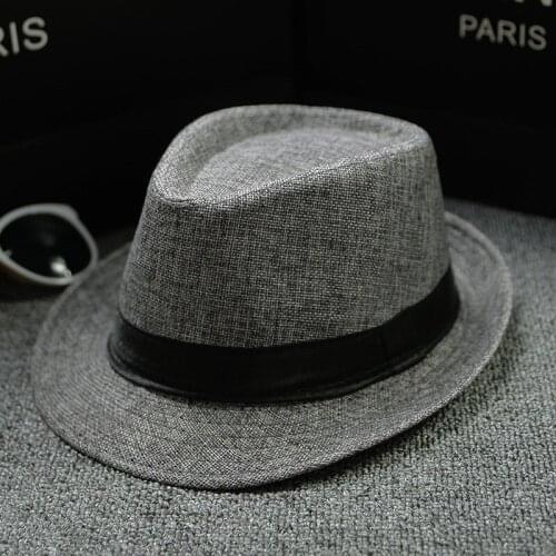 Fashion Fedora Hat Unisex Straw Sun Hat Panama Trilby Crushable Mens Ladies Foldable Travel Hats Cap Fedora Cowboy Hats