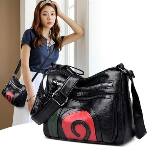 Women Travel Bags Large Capacity Shoulder Bag Leather Crossbody Bags For Women Luxury Ladies Portable Messenger Bag High