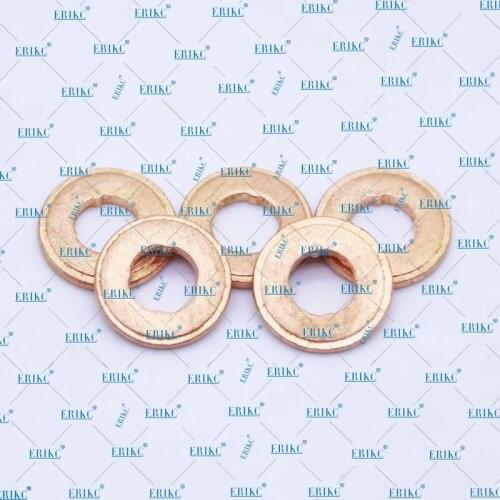 10PCS ERIKC Copper Washer 2.5mm F00VC17505 Heat Shield Auto E1021065 for S Type nozzle Copper Ring Diesel Injector
