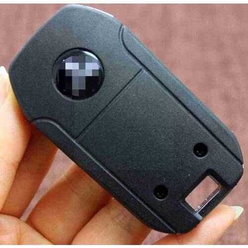 2/3 Buttons Modified Flip Remote Car Key Shell For Mitsubishi Case Blade Key With Left/Right Pajero Uncut H2W6