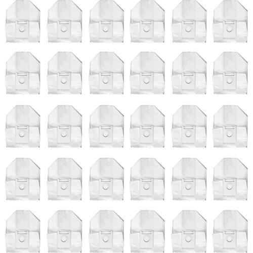 30Pcs For Xiaomi ROIDMI EVE Plus Accessories Dust Bag Robot Garbage Storage Bag Replacement Vacuum Cleaner Spare Parts