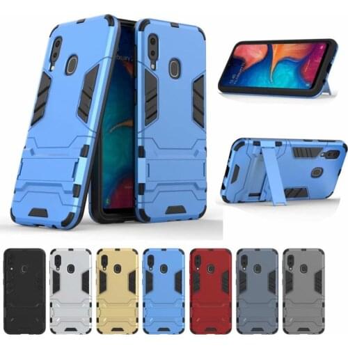 50pcs/lot 2 in 1 Hybrid Armor Shockproof cases case For Samsung S10 e 5G A80 A90 A60 A40 A70 A30 M30 A2 core A20e A50 A20 A10e