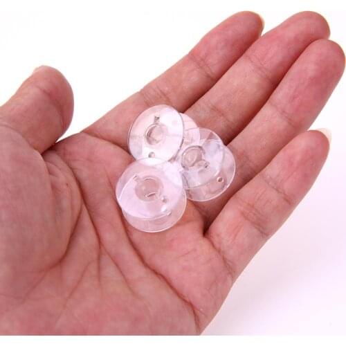 50pcs Universal Plastic Transparent Empty Bobbins Spool for Sewing Machine Transparent Bobbins Spool Sewing Bobbins Spool