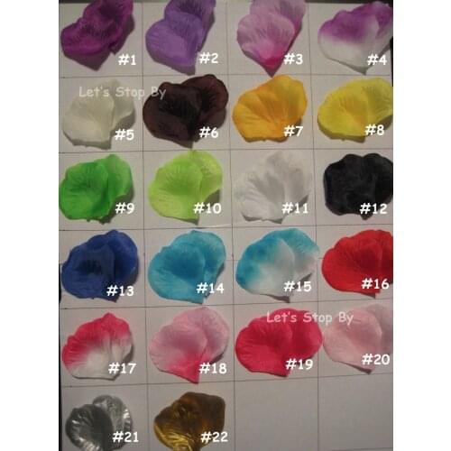 5000PCS ROSE PETALS Flowers WEDDING BIRTHDAY ENGAGEMENT CELEBRATIONS Deco NIDFIXDT