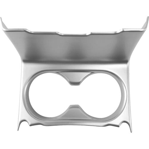 ABS Chrome Water Cup Holder Frame Decoration Cover Trim Stickers for Mazda CX-5 CX5 2017-2021 Car Accessories Styling