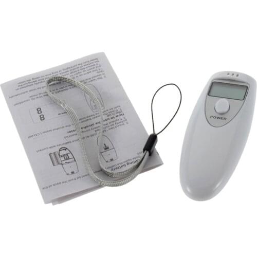 New Promotion Pocket Digital Alcohol Breath Tester Analyzer Breathalyzer Detector Test Testing PFT-641 LCD Display for drop